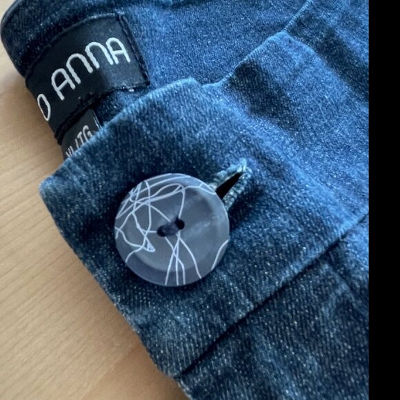 Myco Anna XL (12-14) straight leg patchwork jeans - Picture 10 of 10